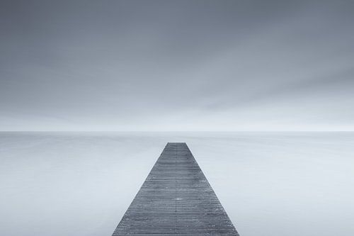 Into Nothingness - a cold morning on a misty Autumn day at the Lake