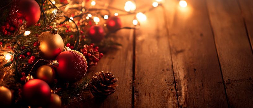 Kerst glamour van Poster Art Shop