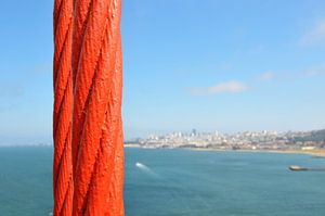 San Francisco Golden Gate Bridge van Paul van Baardwijk