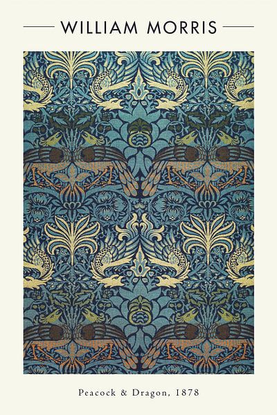 William Morris - Pfau &amp; Drache von Walljar