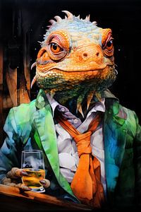 Animal chameleon art #chameleon