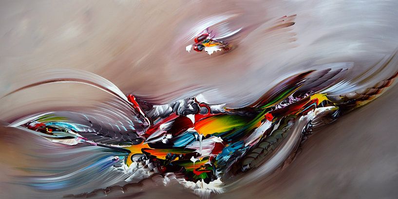 Flying by Gena Theheartofart
