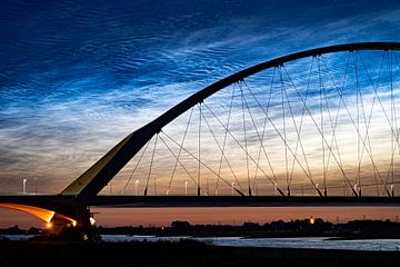 Night clouds Nijmegen by Henk Kersten