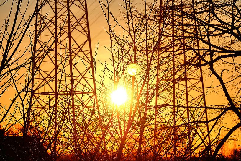 Schéma des pôles d'énergie par Edgar Schermaul