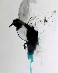 Oiseau moderne et abstrait ;