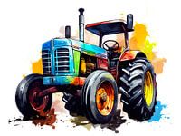 Colourful Tractor
