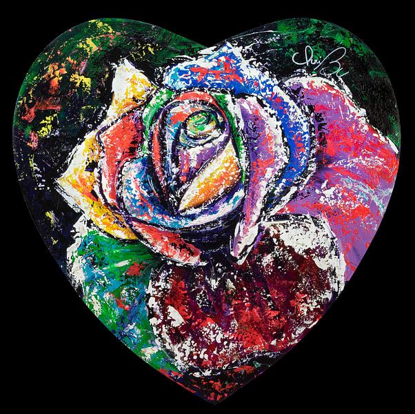 Le cœur de rose par Christel De Buyser