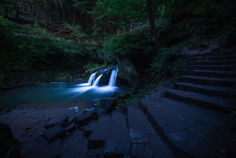 Chute d'eau Schiessentümpel au Luxembourg par Wilco Bos
