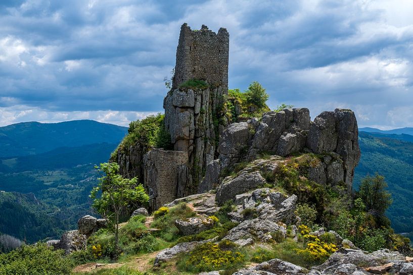 Rochebonne castle ruins | Ardeche by Flatfield