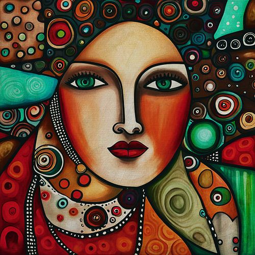 Vrouw van je dromen figuratief portret nr 5