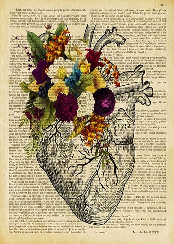 Floral Human Heart