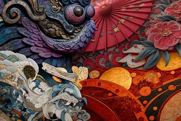 art japonais abstrait