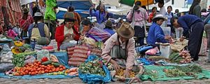 Markt in Pisac van Antwan Janssen