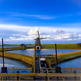 Texel islands windmill 'het Noorden' von Lisette LisetteOpTexel