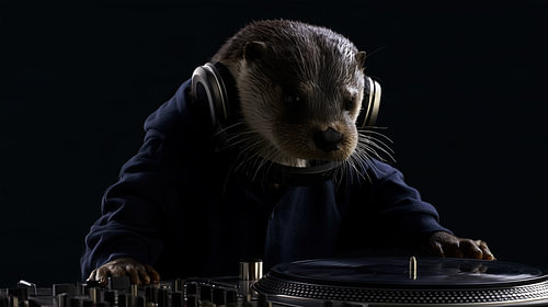 Otter als dj