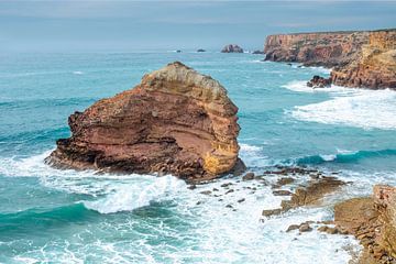 Rock in the surf by Detlef Hansmann Photography