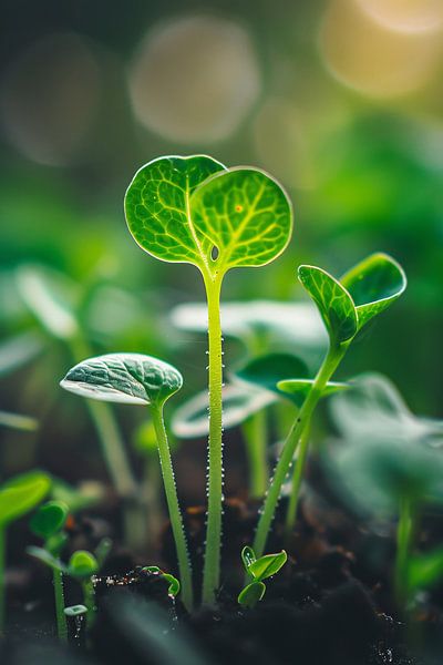 Close-up of young plants by Imperial Art House