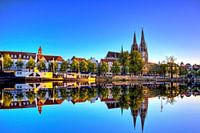 Regensburgse Dom met museumschip Ruthof
