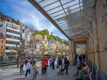 Karlsbad/Karlovy Vary - An der Mühlbrunnkolonnade