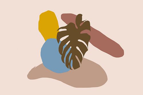 Abstract art - camel desert 23 Oasis