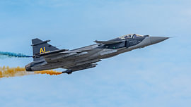 Saab JAS 39E Gripen der schwedischen Luftwaffe. von Jaap van den Berg