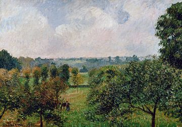Camille Pissarro,Na de regen, herfst, Eragny, 1901 Door Camille 