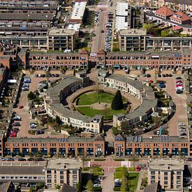 Burchtplein, Leyhof, Leiderdorp, les Pays-Bas (La Hollande) sur Meindert van Dijk