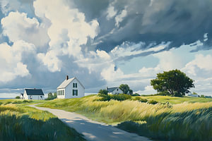 Stille über Nantucket Island