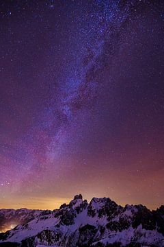 Mountains & Milky Way by Coen Weesjes