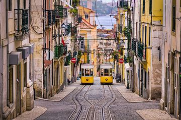 Straßen von Lissabon von Michael Abid