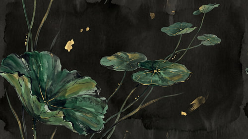 Gilded Lotus Shadows