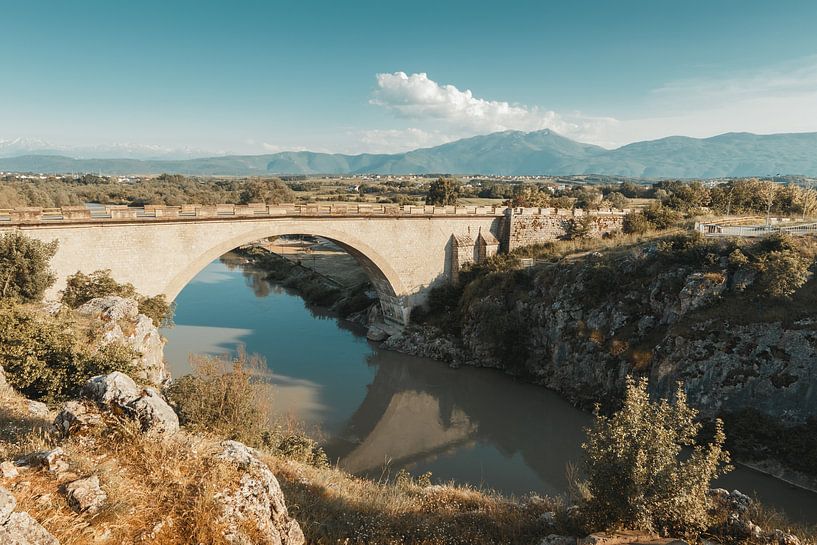The sacred bridge between Prizren and Gjakovë, Kosovo by Besa Art