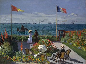 Garden at Sainte-Adresse, Claude Monet