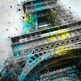 City-Art PARIS Eiffel Tower III van Melanie Viola