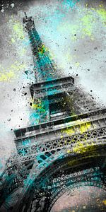 City-Art PARIS Eiffel Tower III van Melanie Viola