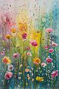 Blumen 1249 | Sommerblumen von Wunderbare Kunst Miniaturansicht