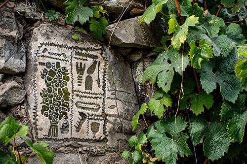 Steen met Natuurpatronen en Groen