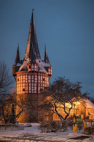 Junker Hansen Toren in de winter