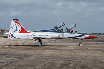 Northrop T-38 Talon in Thunderbirds colours. by Jaap van den Berg