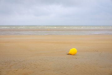 Boje am Strand von Johan Vanbockryck