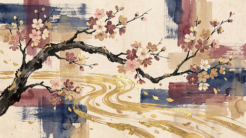 Sakura Golden River Stream