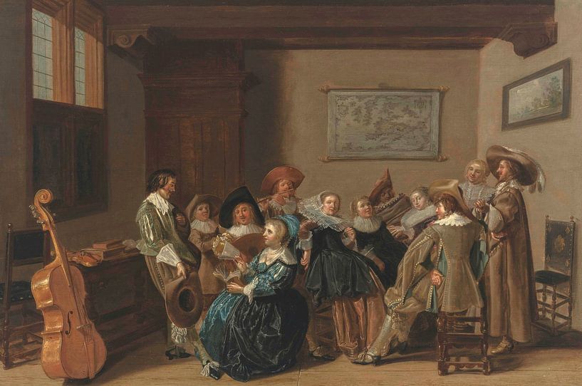 Une fête de la musique, Dirck Hals par Des maîtres magistraux