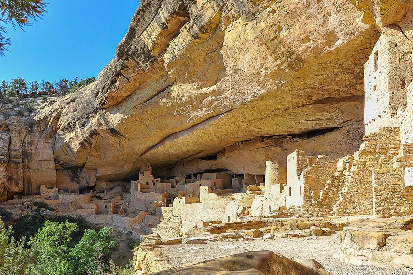 Cliff Palace, Mesa Verde National Park van Roel Ovinge