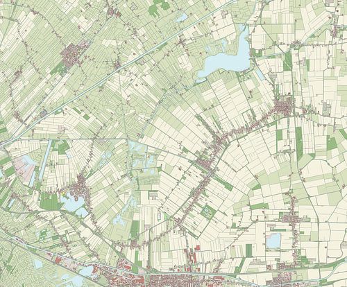 Kaart van Slochteren