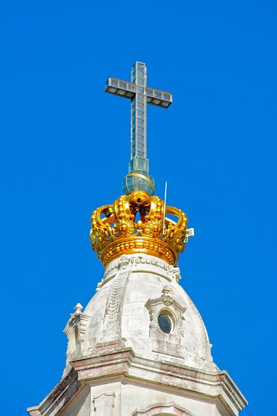 The Cross and the Crown of the Basílica de Nossa Senhora de Fátima by Berthold Werner