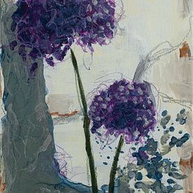 Allium Silver Garden 3 van Karin Frenay