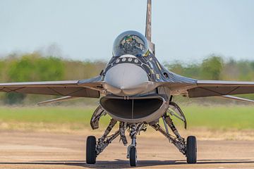 U.S. Air Force F-16 Viper Demonstration Team. by Jaap van den Berg