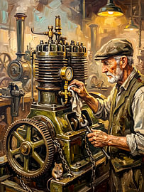 Burrell single-crank compound traction engine by Dedy Ajad Setiawan