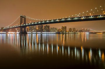 Manhattan Bridge - New York van Jack Koning