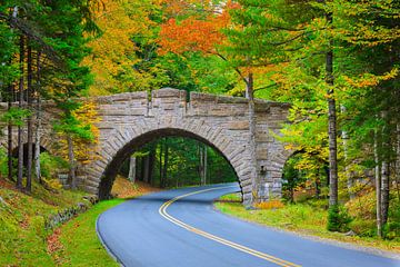 The Stanley Brook Bridge, Acadia N.P., Maine, USA